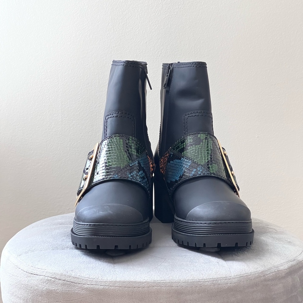 Burberry Buckle Ankle Boot - Picture 2 of 11